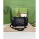 Fake Gucci GG Marmont Quilted Mini Bag Black Replica