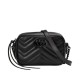 Replica Gucci GG Marmont Mini Shoulder Bag Black Fake Gucci GG Marmont Mini Shoulder Bag Black Replica