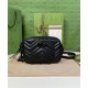 Replica Gucci GG Marmont Mini Shoulder Bag Black Fake Gucci GG Marmont Mini Shoulder Bag Black Replica