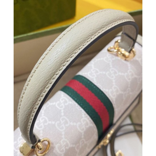 Replica Gucci Ophidia Small GG Top Handle Bag Cream Fake Gucci Ophidia Small GG Top Handle Bag Cream Replica
