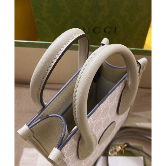 Replica Gucci Mini Tote Bag With Interlocking G Cream