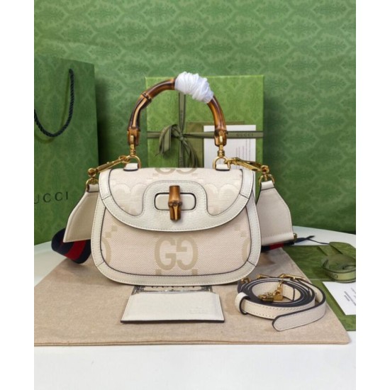 Replica Gucci Bamboo 1947 Small Bag Cream Replica Gucci Bamboo 1947 Small Bag Cream