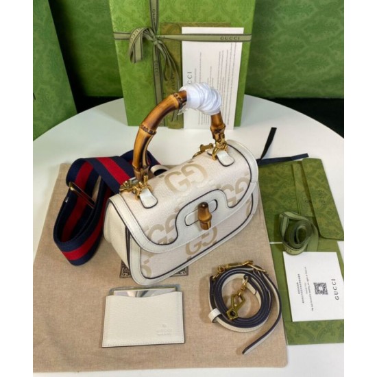 Replica Gucci Bamboo 1947 Small Bag Cream Replica Gucci Bamboo 1947 Small Bag Cream