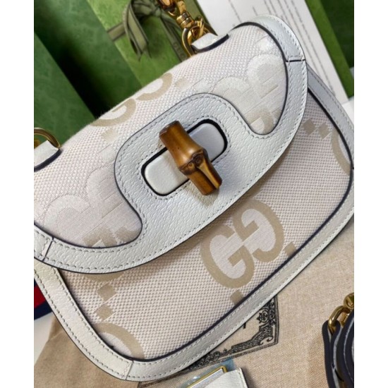 Replica Gucci Bamboo 1947 Small Bag Cream Replica Gucci Bamboo 1947 Small Bag Cream