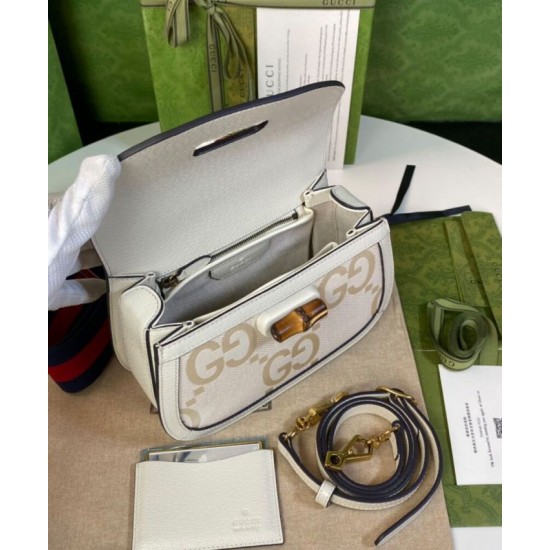 Replica Gucci Bamboo 1947 Small Bag Cream Replica Gucci Bamboo 1947 Small Bag Cream