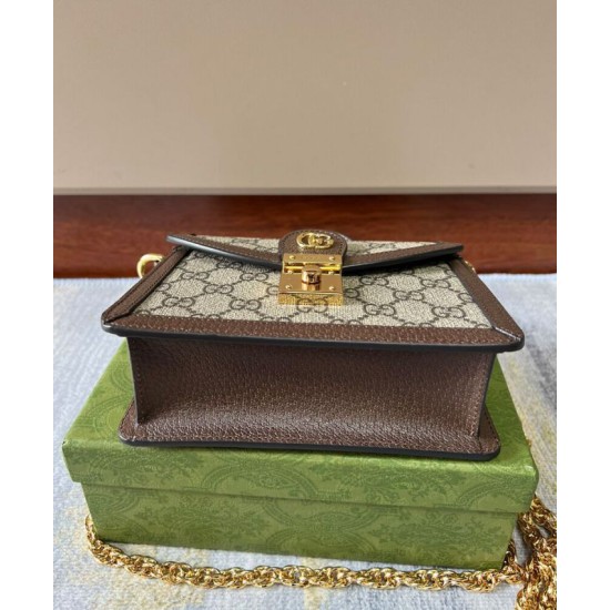 Fake Gucci Ophidia GG Mini Shoulder Bag Dark Coffee Replica Replica Gucci Ophidia GG Mini Shoulder Bag Dark Coffee