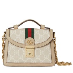 Replica Gucci Ophidia GG Mini Shoulder Bag Cream