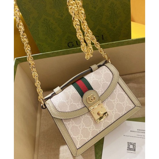 Replica Gucci Ophidia GG Mini Shoulder Bag Cream Replica Gucci Ophidia GG Mini Shoulder Bag Cream