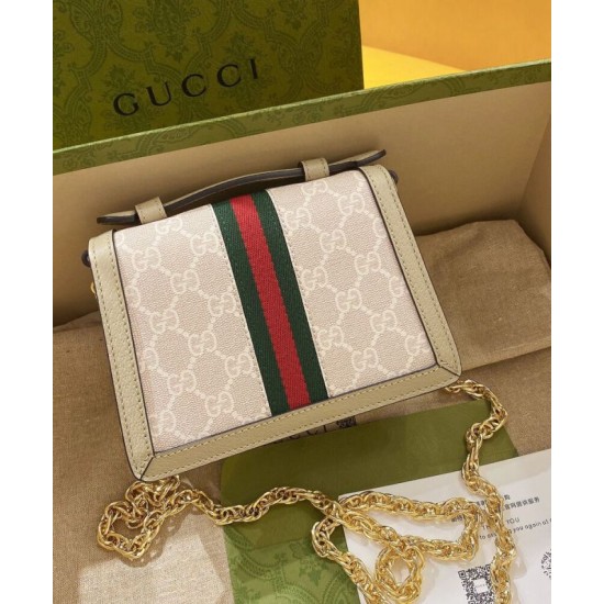 Replica Gucci Ophidia GG Mini Shoulder Bag Cream Replica Gucci Ophidia GG Mini Shoulder Bag Cream