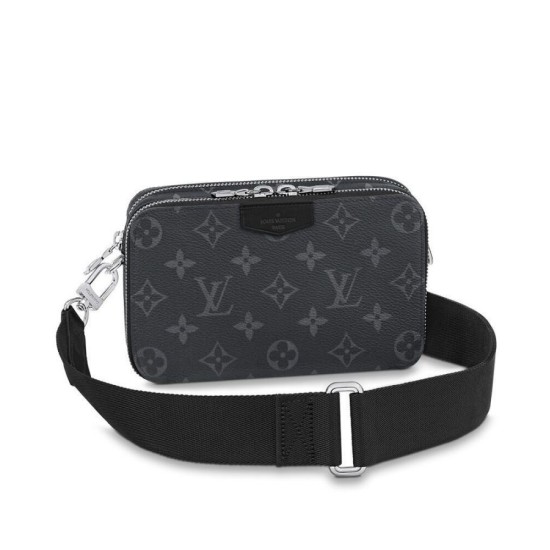 Replica Louis Vuitton Alpha Wearable Wallet M80741 Black