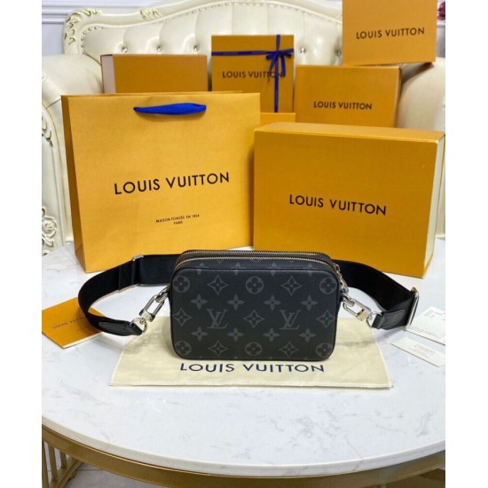 Replica Louis Vuitton Alpha Wearable Wallet M80741 Black