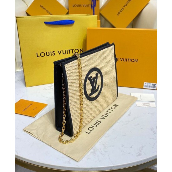 Replica Louis Vuitton Toiletry Pouch On Chain Black