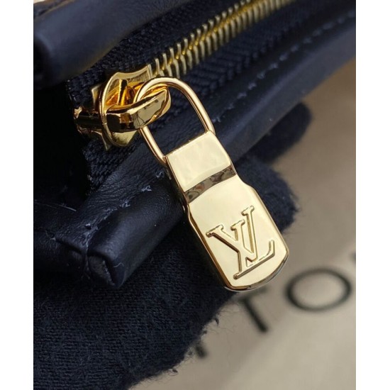 Replica Louis Vuitton Toiletry Pouch On Chain Black
