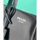 Fake Prada Re-Edition 1995 Brushed-Leather Mini Handbag Black Replica Replica Prada Re-Edition 1995 Brushed-Leather Mini Handbag Black