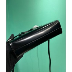 Fake Prada Re-Edition 1995 Brushed-Leather Mini Handbag Black Replica Replica Prada Re-Edition 1995 Brushed-Leather Mini Handbag Black