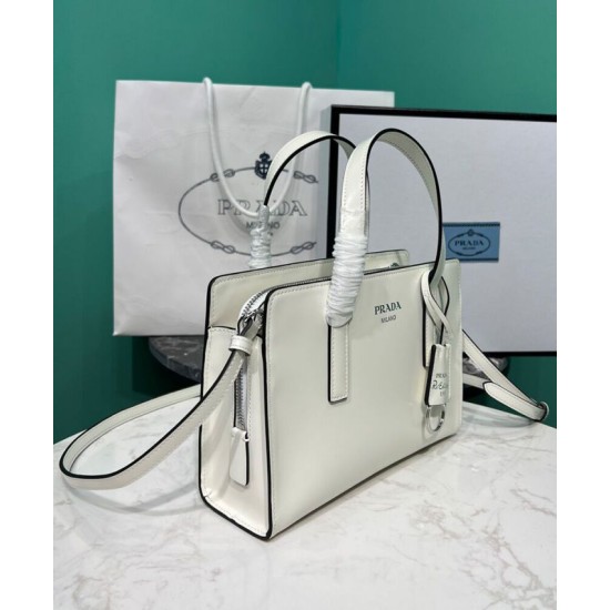 Replica Prada Re-Edition 1995 Brushed-Leather Mini Handbag Cream Replica Prada Re-Edition 1995 Brushed-Leather Mini Handbag Cream