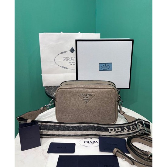 Replica Prada Bag With Shoulder Strap Gray Replica Prada Bag With Shoulder Strap Gray
