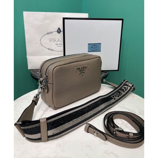 Replica Prada Bag With Shoulder Strap Gray Replica Prada Bag With Shoulder Strap Gray