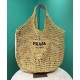 Replica Prada Raffia Tote Bag Apricot Replica Prada Raffia Tote Bag Apricot
