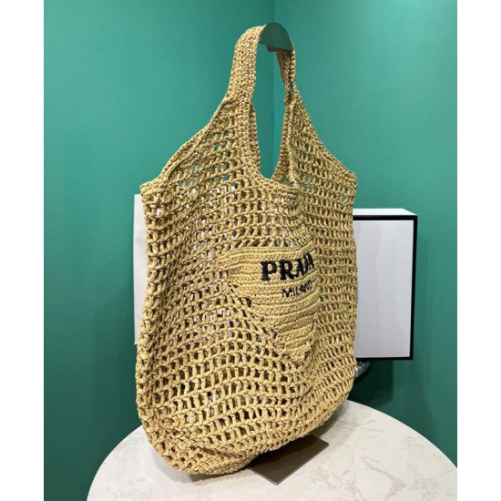 Replica Prada Raffia Tote Bag Apricot Replica Prada Raffia Tote Bag Apricot
