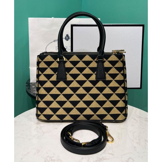 Fake Prada Borsa Prada Galleria Medium In Tessuto Jacquard Apricot Replica Replica Prada Borsa Prada Galleria Medium In Tessuto Jacquard Apricot