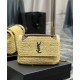 Replica YSL Saint Laurent Niki Medium Chain Bag In Raffia And Leather Apricot Fake YSL Saint Laurent Niki Medium Chain Bag In Raffia And Leather Apricot Replica