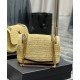 Replica YSL Saint Laurent Niki Medium Chain Bag In Raffia And Leather Apricot Fake YSL Saint Laurent Niki Medium Chain Bag In Raffia And Leather Apricot Replica