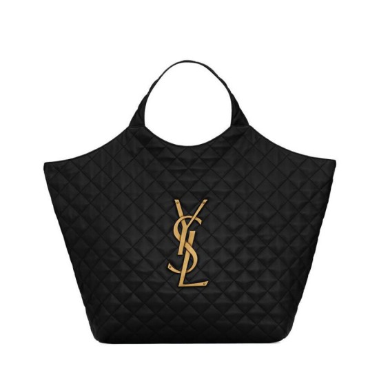 Replica YSL Saint Laurent Icare Maxi Shopping Bag In Quilted Lambskin Black Replica YSL Saint Laurent Icare Maxi Shopping Bag In Quilted Lambskin Black