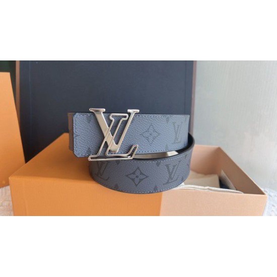 Replica Louis Vuitton LV Line 40mm Reversible Belt Monogram Eclipse M0373V