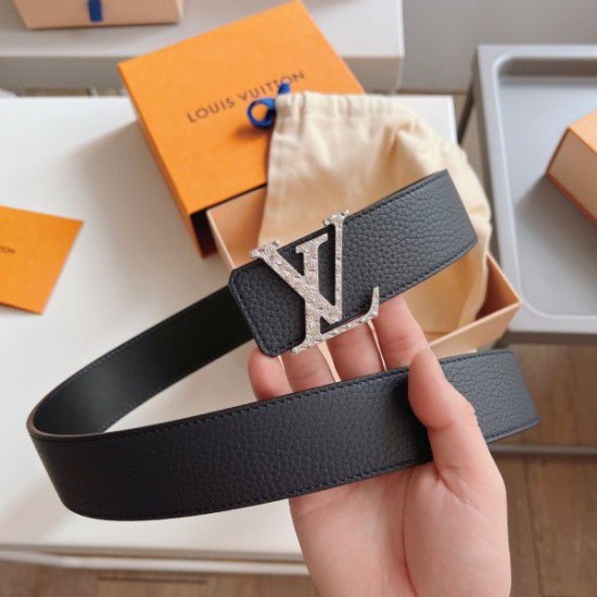 Replica Louis Vuitton LV Frosted 40mm Reversible Belt M0459V