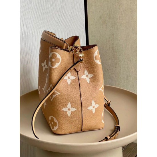 Replica Louis Vuitton NeoNoe MM Bag Monogram Empreinte Leather M45808