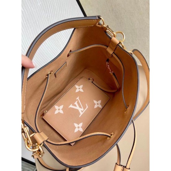 Replica Louis Vuitton NeoNoe MM Bag Monogram Empreinte Leather M45808