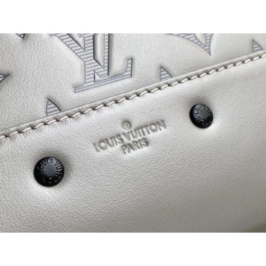 Fake Louis Vuitton Racer Backpack Monogram Shadow Leather M46105 Replica Replica Louis Vuitton Racer Backpack Monogram Shadow Leather M46105