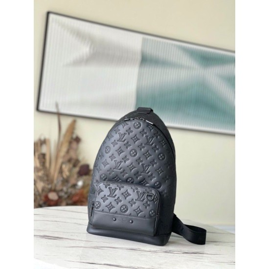 Fake Louis Vuitton Racer Backpack Monogram Shadow Leather M46109 Replica