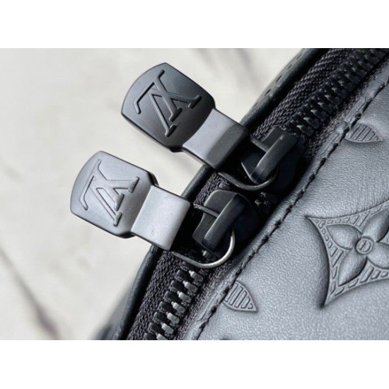 Fake Louis Vuitton Racer Backpack Monogram Shadow Leather M46109 Replica