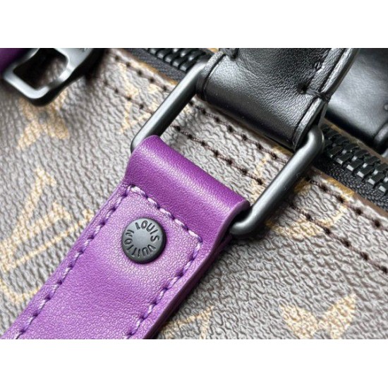 Fake Louis Vuitton Keepall Bandouliere 50 Bag Monogram Purple M46257 Replica