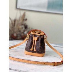 Replica Louis Vuitton Nano Noe Bag Monogram Canvas M81266 Fake Louis Vuitton Nano Noe Bag Monogram Canvas M81266 Replica