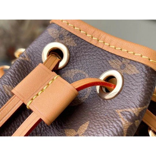 Fake Louis Vuitton Nano Noe Bag Monogram Canvas M81266 Replica