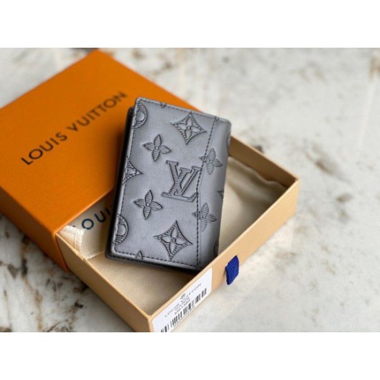 Replica Louis Vuitton Pocket Organizer Monogram Shadow Leather M81382