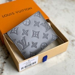 Fake Louis Vuitton Multiple Wallet Monogram Shadow Leather M81383 Replica