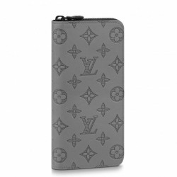 Replica Louis Vuitton Zippy Wallet Vertical Monogram Shadow Leather M81384