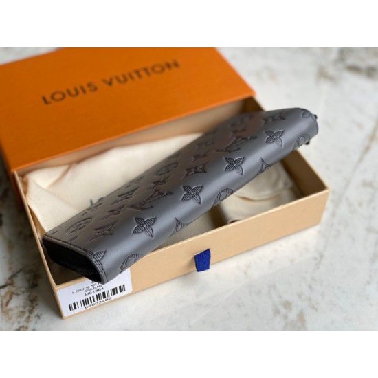 Replica Louis Vuitton Zippy Wallet Vertical Monogram Shadow Leather M81384