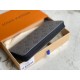 Replica Louis Vuitton Zippy Wallet Vertical Monogram Shadow Leather M81384