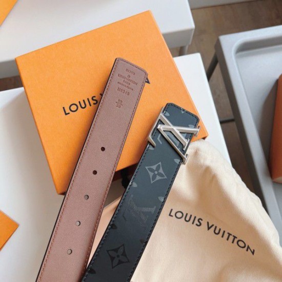 Fake Louis Vuitton LV Pyramide 40mm Reversible Belt M9346S Replica