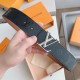 Fake Louis Vuitton LV Pyramide 40mm Reversible Belt M9346S Replica