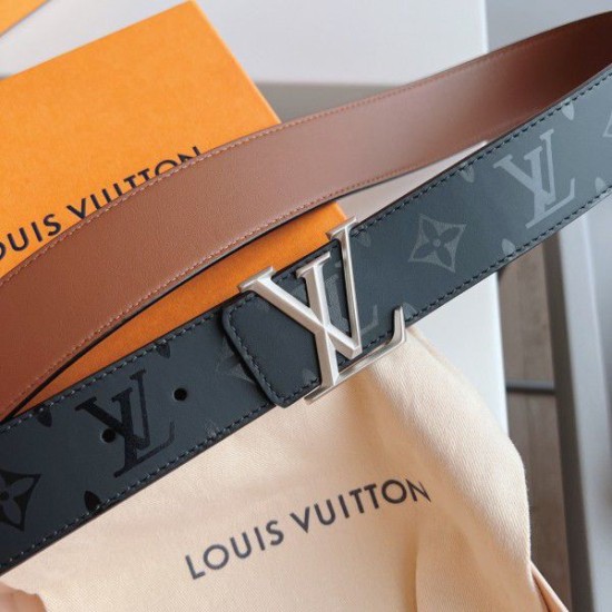 Fake Louis Vuitton LV Pyramide 40mm Reversible Belt M9346S Replica