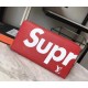 Replica Louis Vuitton Supreme X Zippy Wallet M60305 Epi Leather Red