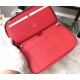 Replica Louis Vuitton Supreme X Zippy Wallet M60305 Epi Leather Red