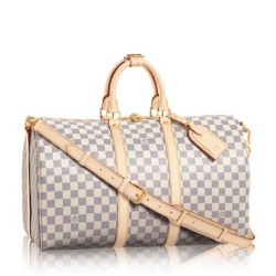 Fake Louis Vuitton  Keepall Bandoulière 45 Damier Azur N48223 Replica