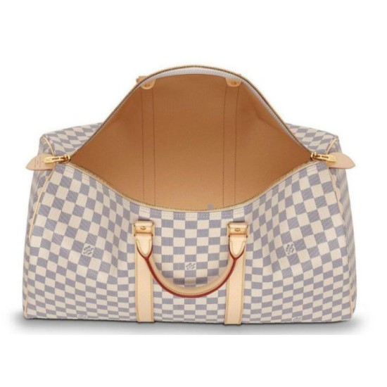 Fake Louis Vuitton Keepall 50 Damier Azur N41430 Replica Replica Louis Vuitton Keepall 50 Damier Azur N41430